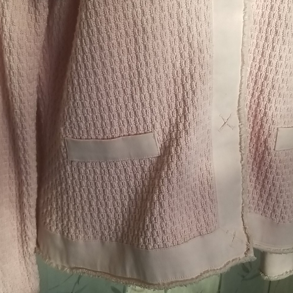 Talbots Pink Distressed Sweater Size Large EUC - Picture 8 of 12